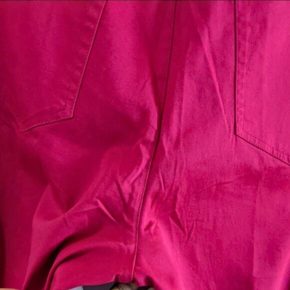 Jessica London Pants Women’s Plus Size 20 Red Stretch Ankle Straight Leg Pull-On - Picture 10 of 10